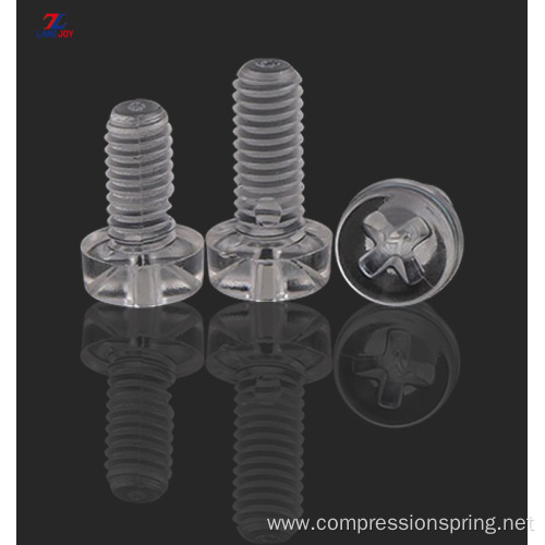 Acrylic Screw transparent plastic screw